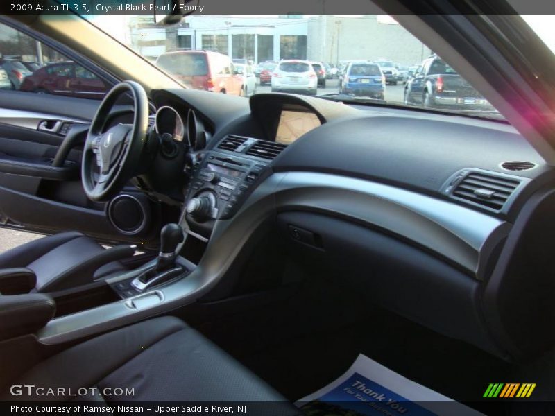Crystal Black Pearl / Ebony 2009 Acura TL 3.5