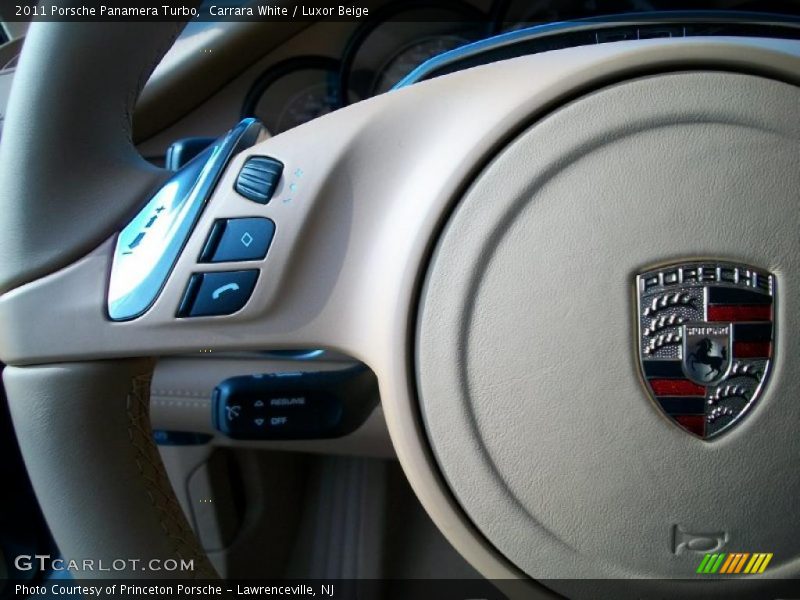 Carrara White / Luxor Beige 2011 Porsche Panamera Turbo