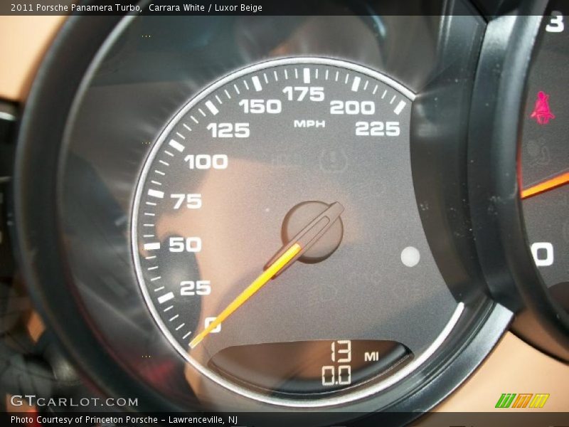 Carrara White / Luxor Beige 2011 Porsche Panamera Turbo