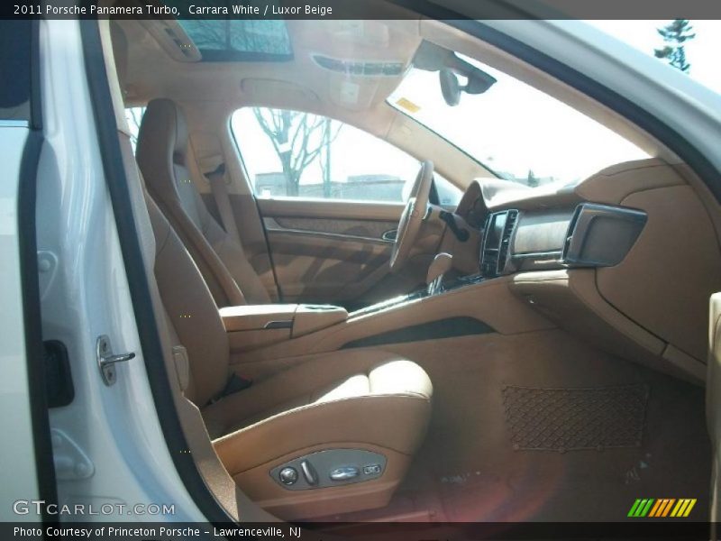 Carrara White / Luxor Beige 2011 Porsche Panamera Turbo