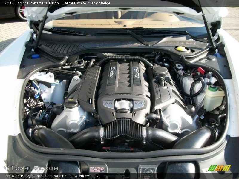  2011 Panamera Turbo Engine - 4.8 Liter DFI Twin-Turbocharged DOHC 32-Valve VarioCam Plus V8