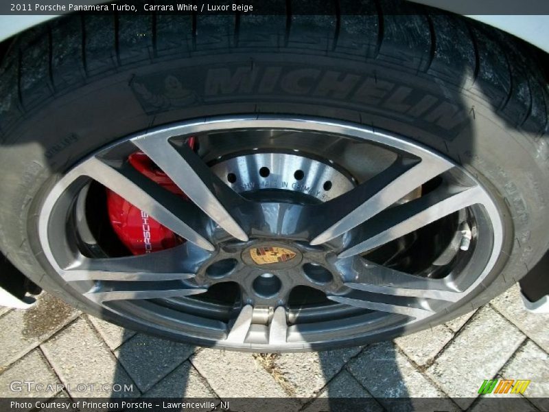 Carrara White / Luxor Beige 2011 Porsche Panamera Turbo