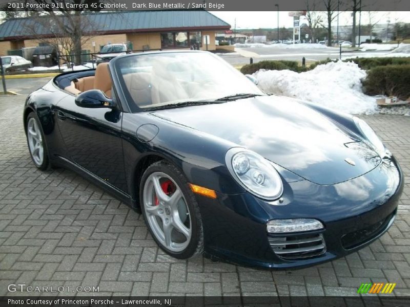 Front 3/4 View of 2011 911 Carrera 4S Cabriolet