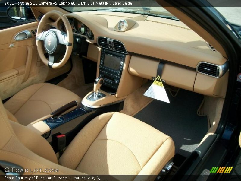  2011 911 Carrera 4S Cabriolet Sand Beige Interior