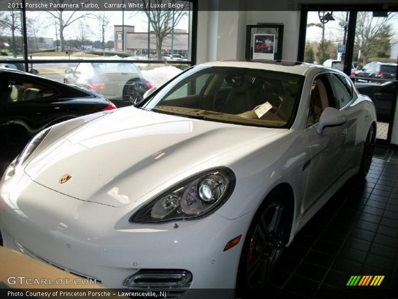 Carrara White / Luxor Beige 2011 Porsche Panamera Turbo