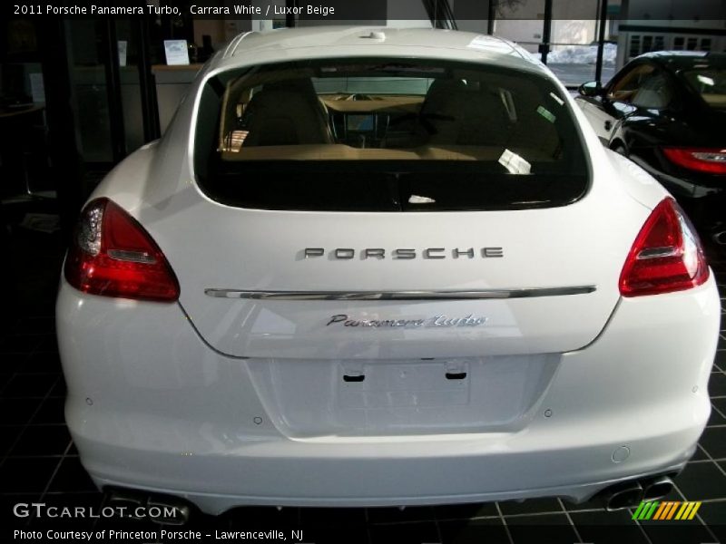 Carrara White / Luxor Beige 2011 Porsche Panamera Turbo