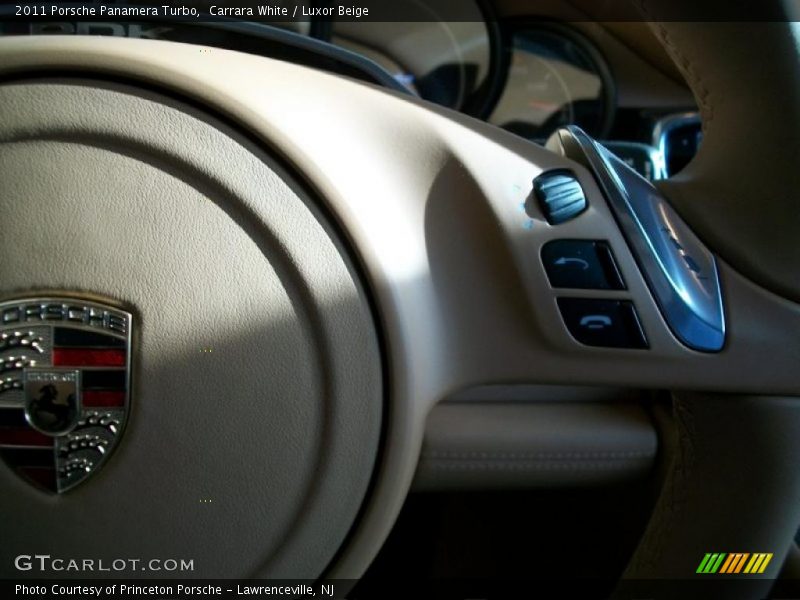 Carrara White / Luxor Beige 2011 Porsche Panamera Turbo