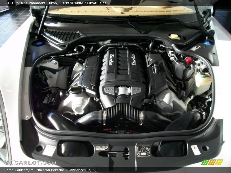  2011 Panamera Turbo Engine - 4.8 Liter DFI Twin-Turbocharged DOHC 32-Valve VarioCam Plus V8