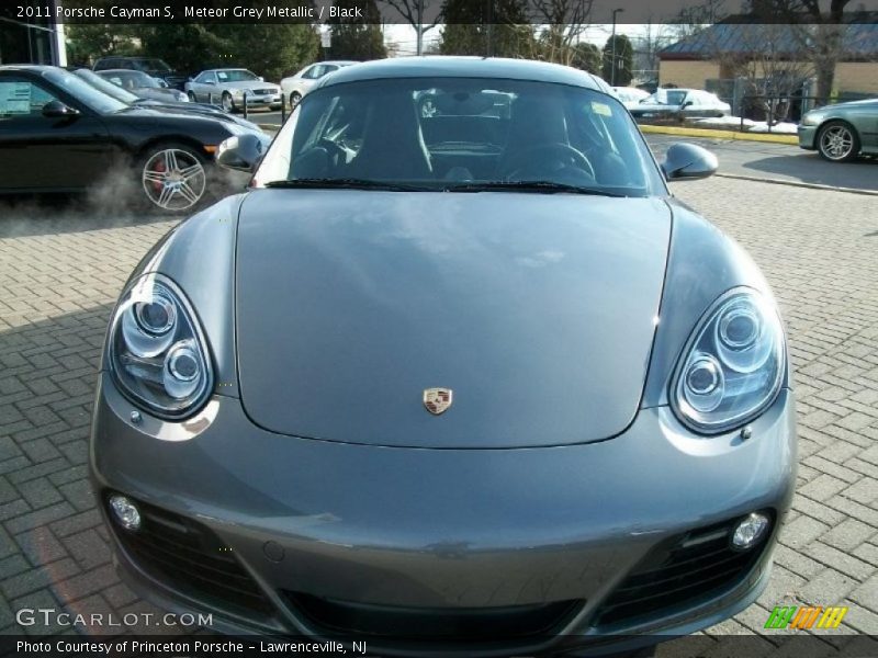 Meteor Grey Metallic / Black 2011 Porsche Cayman S