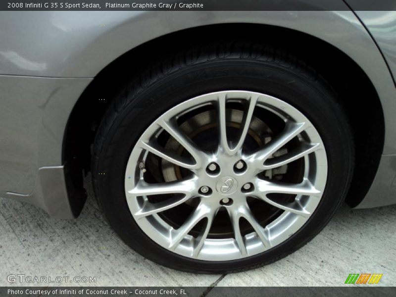 Platinum Graphite Gray / Graphite 2008 Infiniti G 35 S Sport Sedan