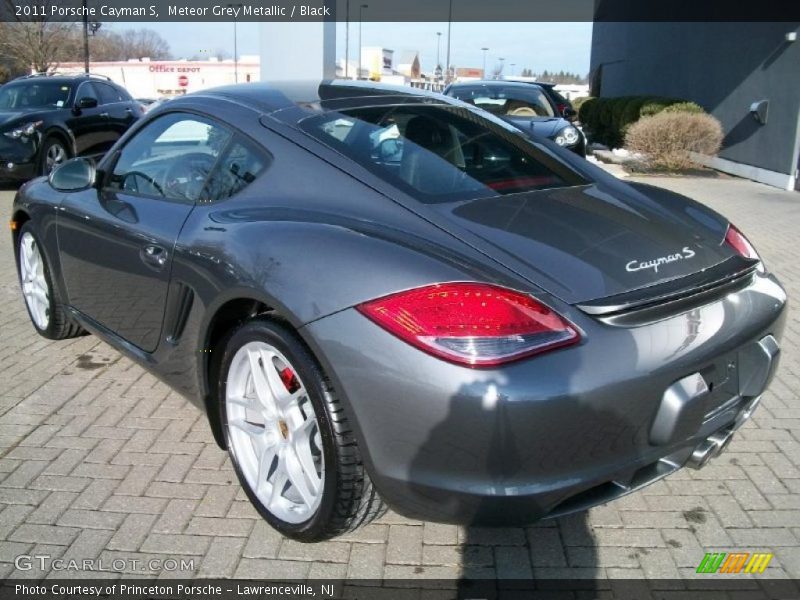 Meteor Grey Metallic / Black 2011 Porsche Cayman S