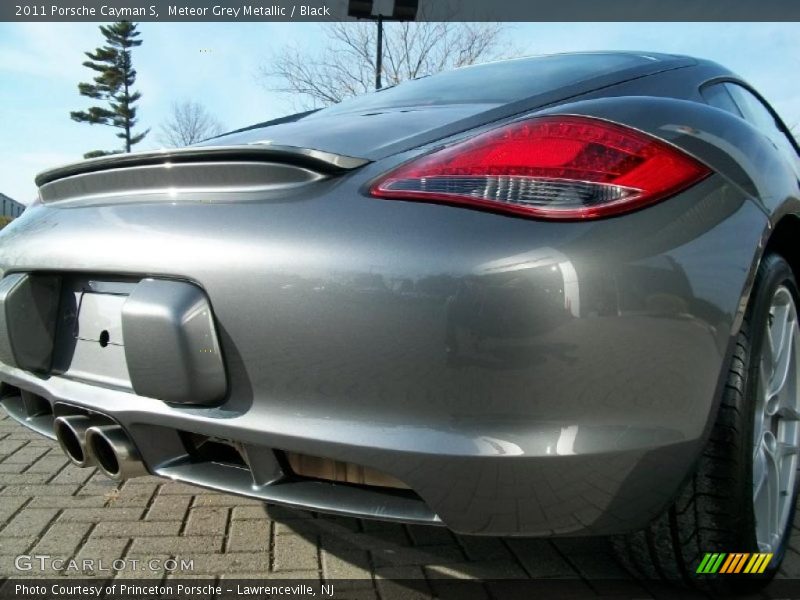 Meteor Grey Metallic / Black 2011 Porsche Cayman S