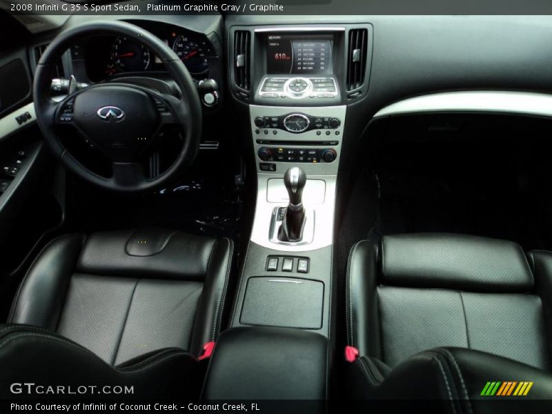 Platinum Graphite Gray / Graphite 2008 Infiniti G 35 S Sport Sedan