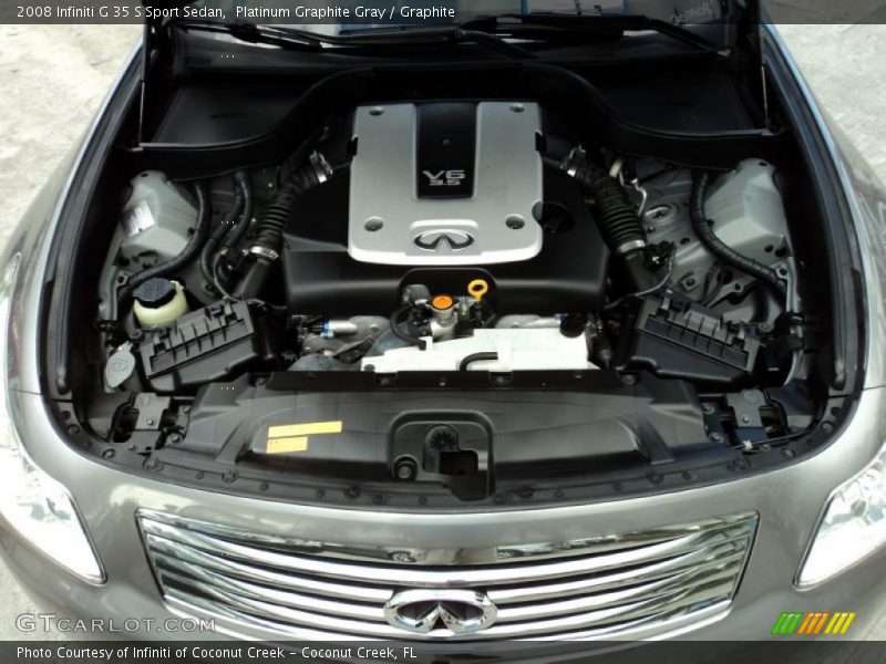 Platinum Graphite Gray / Graphite 2008 Infiniti G 35 S Sport Sedan