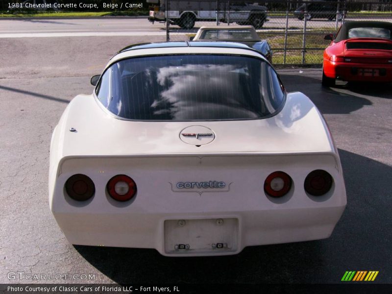 Beige / Camel 1981 Chevrolet Corvette Coupe