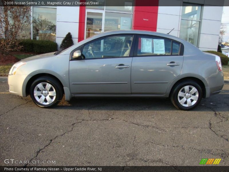 Magnetic Gray / Charcoal/Steel 2008 Nissan Sentra 2.0