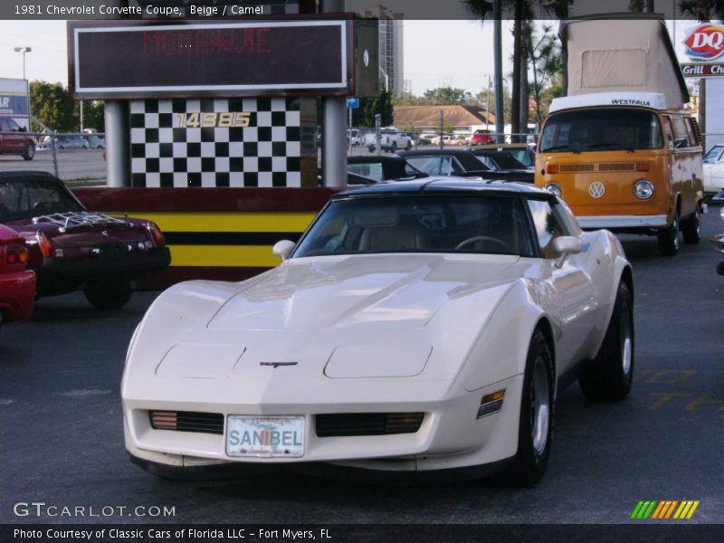 Beige / Camel 1981 Chevrolet Corvette Coupe