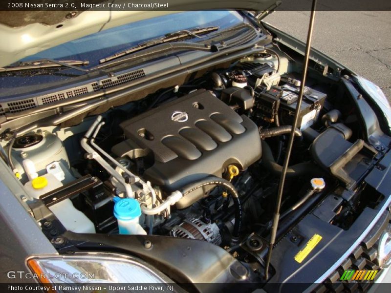 Magnetic Gray / Charcoal/Steel 2008 Nissan Sentra 2.0