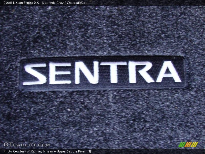 Magnetic Gray / Charcoal/Steel 2008 Nissan Sentra 2.0