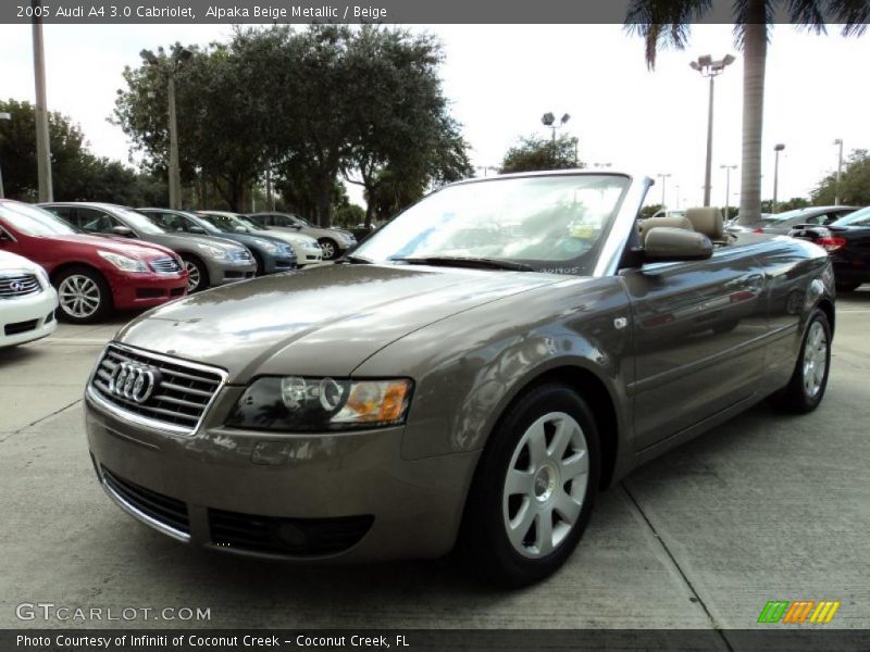 Front 3/4 View of 2005 A4 3.0 Cabriolet