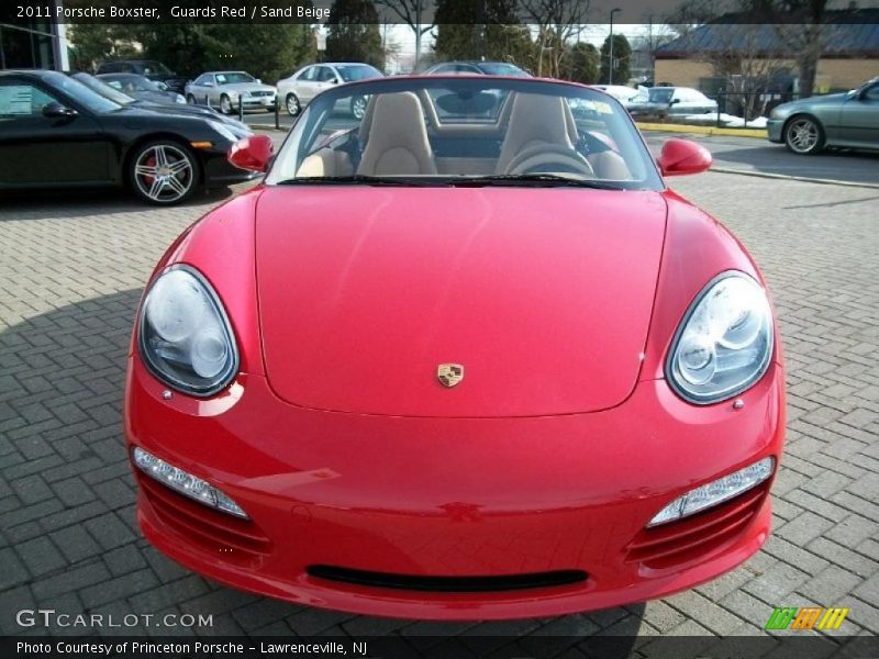 Guards Red / Sand Beige 2011 Porsche Boxster