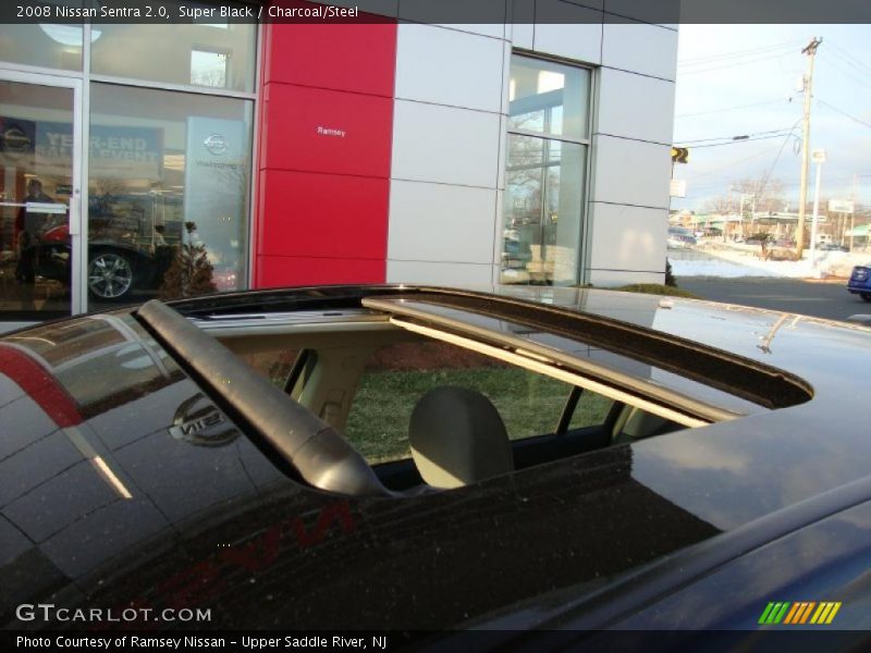 Super Black / Charcoal/Steel 2008 Nissan Sentra 2.0