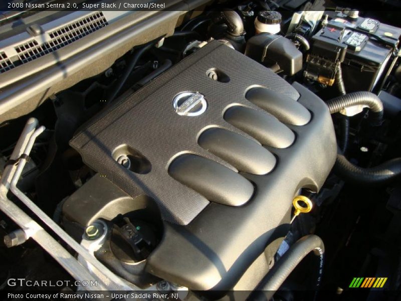 Super Black / Charcoal/Steel 2008 Nissan Sentra 2.0