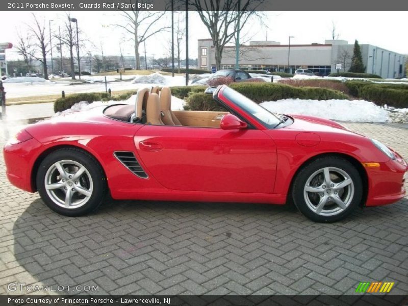 Guards Red / Sand Beige 2011 Porsche Boxster