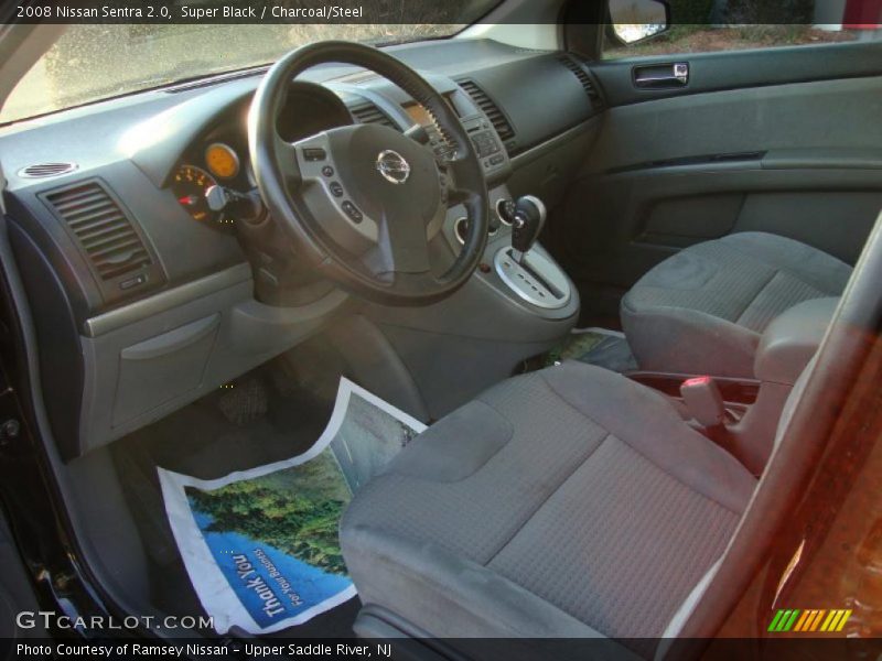 Super Black / Charcoal/Steel 2008 Nissan Sentra 2.0