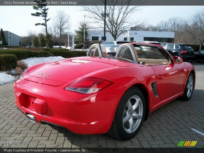 Guards Red / Sand Beige 2011 Porsche Boxster