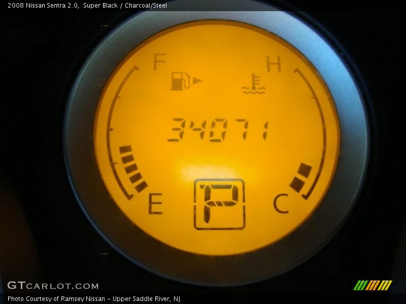 Super Black / Charcoal/Steel 2008 Nissan Sentra 2.0