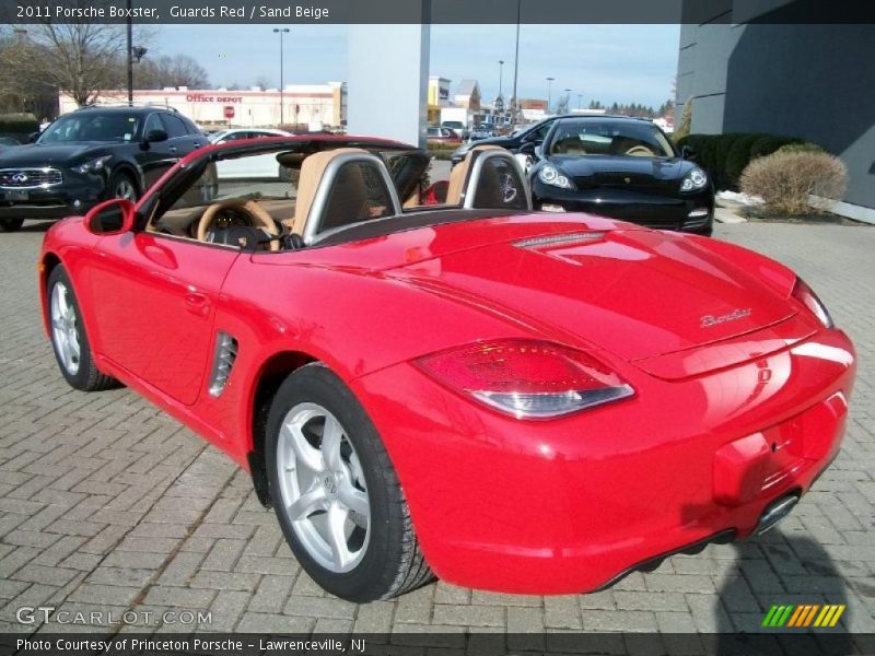 Guards Red / Sand Beige 2011 Porsche Boxster