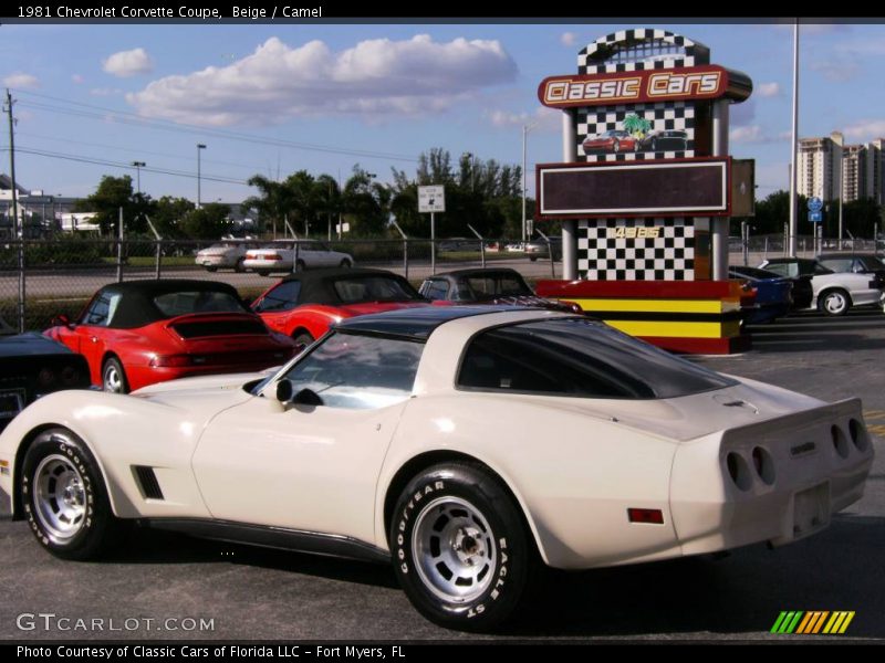 Beige / Camel 1981 Chevrolet Corvette Coupe
