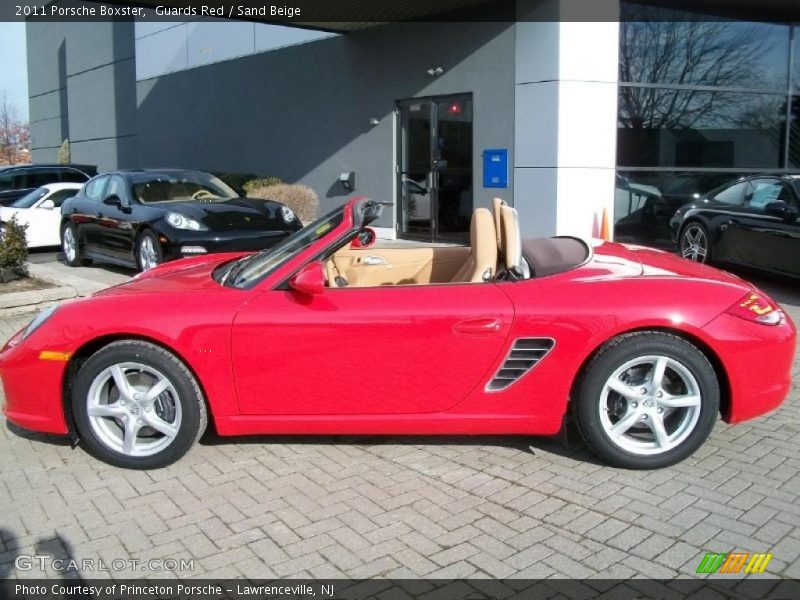 Guards Red / Sand Beige 2011 Porsche Boxster