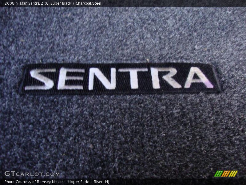 Super Black / Charcoal/Steel 2008 Nissan Sentra 2.0