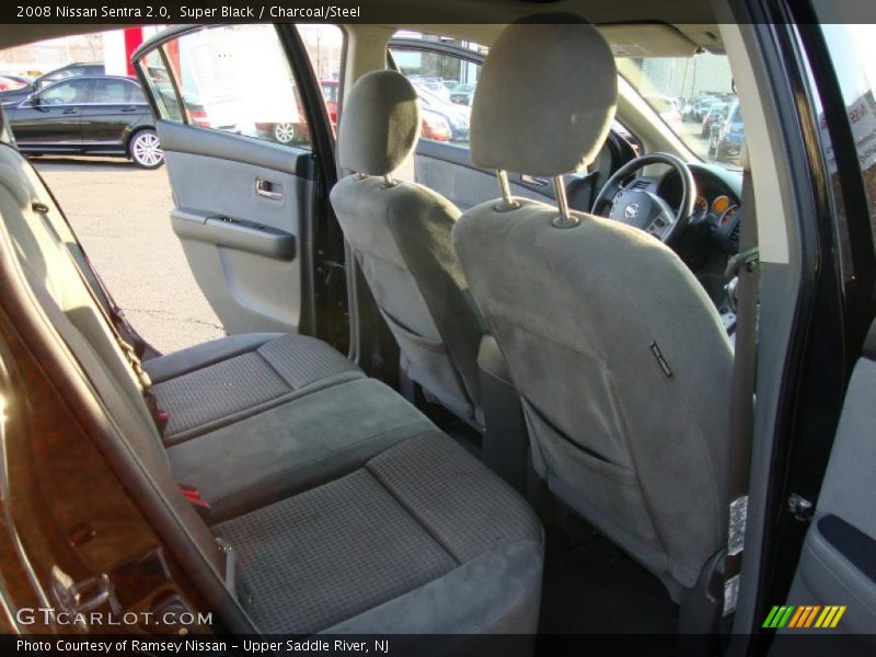 Super Black / Charcoal/Steel 2008 Nissan Sentra 2.0