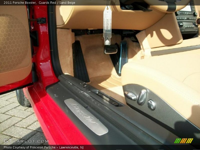 Guards Red / Sand Beige 2011 Porsche Boxster