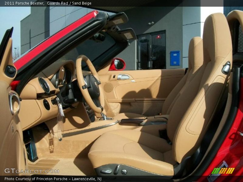 Guards Red / Sand Beige 2011 Porsche Boxster