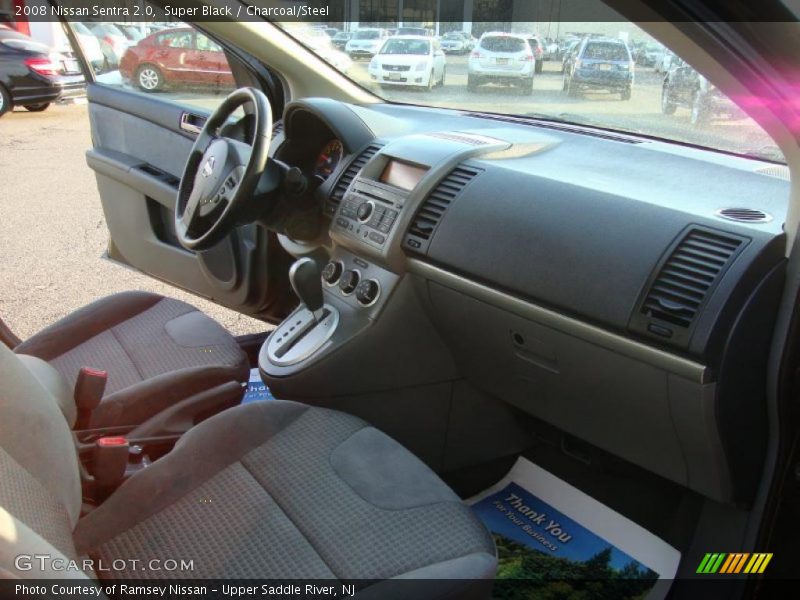 Super Black / Charcoal/Steel 2008 Nissan Sentra 2.0