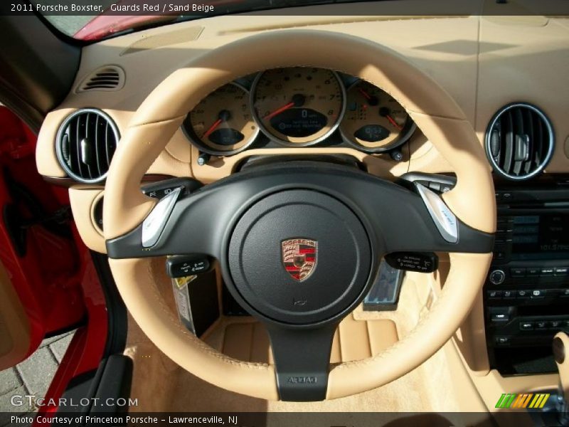 Guards Red / Sand Beige 2011 Porsche Boxster