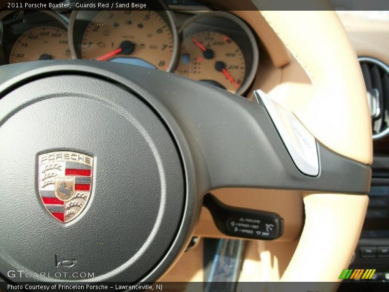 Guards Red / Sand Beige 2011 Porsche Boxster