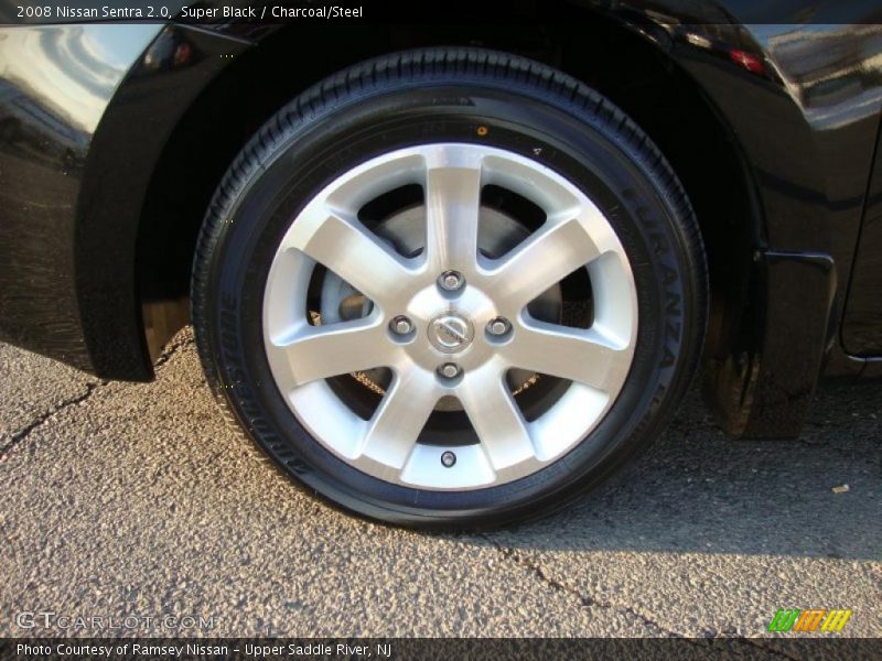 Super Black / Charcoal/Steel 2008 Nissan Sentra 2.0