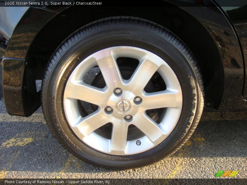 Super Black / Charcoal/Steel 2008 Nissan Sentra 2.0