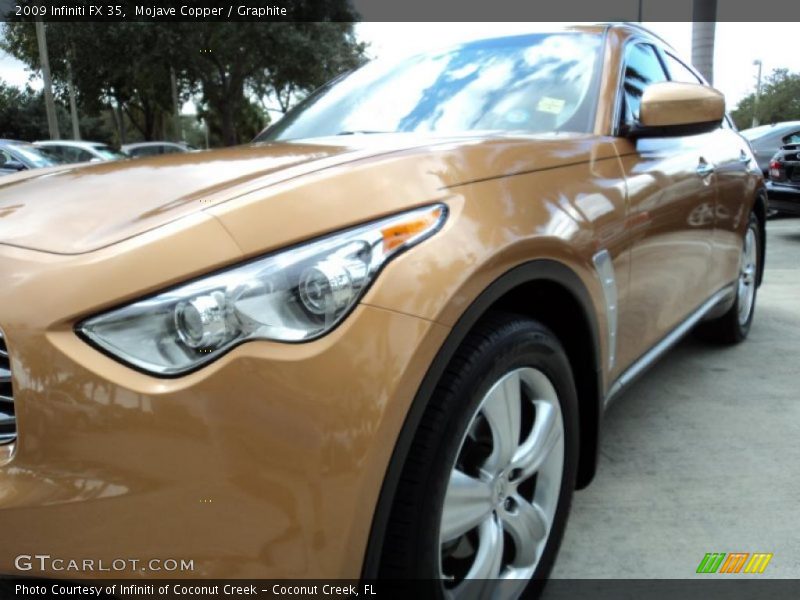 Mojave Copper / Graphite 2009 Infiniti FX 35