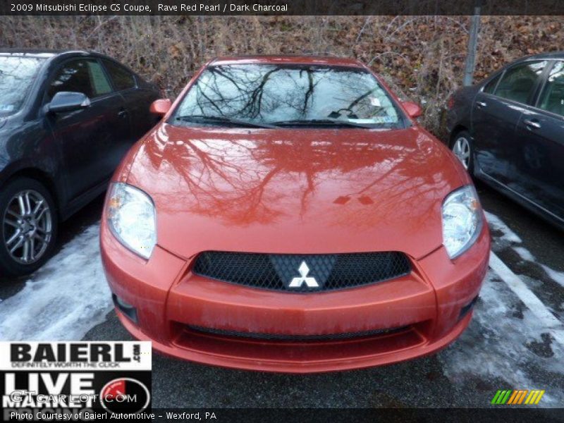 Rave Red Pearl / Dark Charcoal 2009 Mitsubishi Eclipse GS Coupe