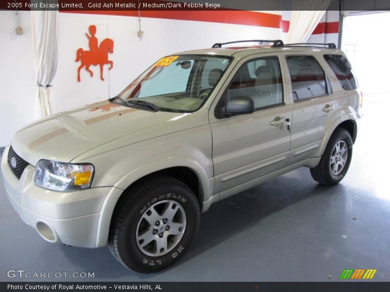Gold Ash Metallic / Medium/Dark Pebble Beige 2005 Ford Escape Limited