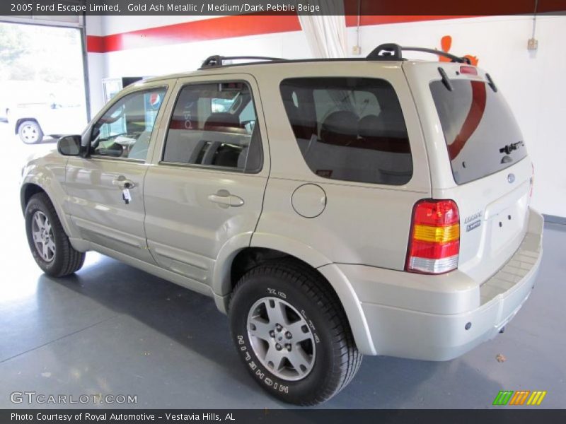 Gold Ash Metallic / Medium/Dark Pebble Beige 2005 Ford Escape Limited
