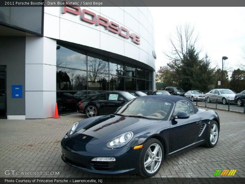 Dark Blue Metallic / Sand Beige 2011 Porsche Boxster