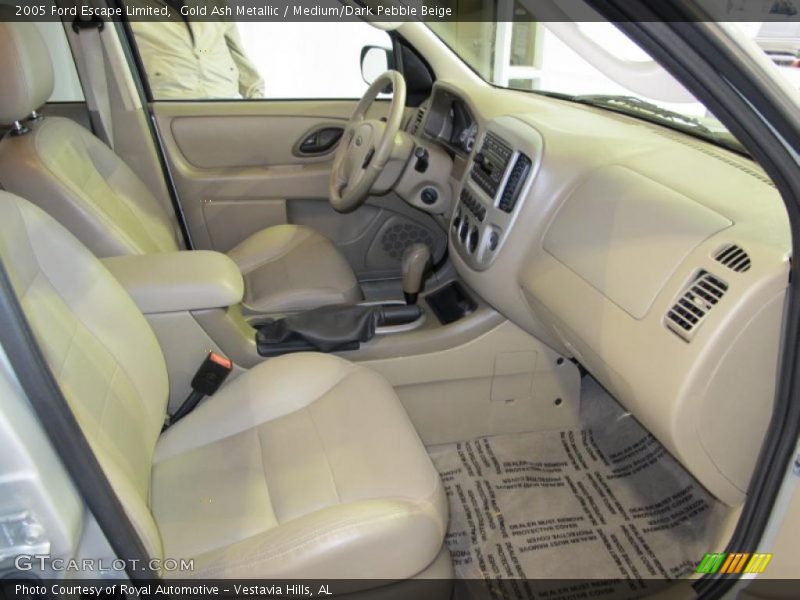 Gold Ash Metallic / Medium/Dark Pebble Beige 2005 Ford Escape Limited