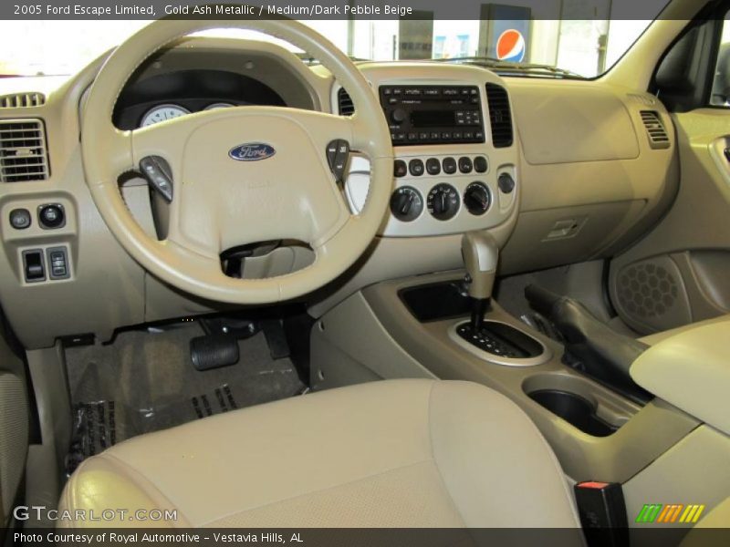 Gold Ash Metallic / Medium/Dark Pebble Beige 2005 Ford Escape Limited